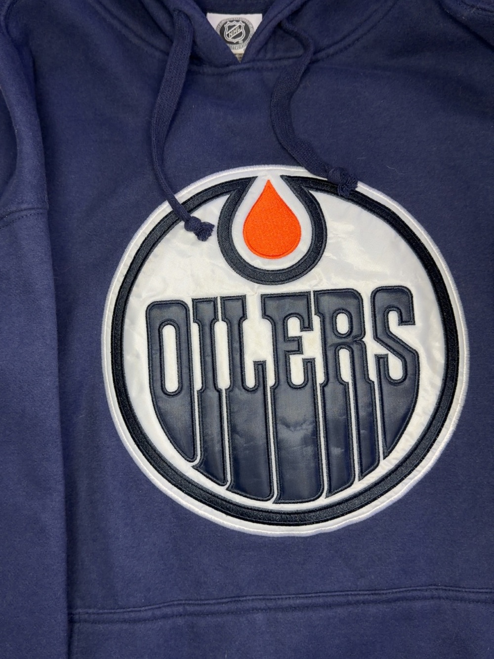 NHL Navy Hoodie with Official NHL Logo Tag - Picture 2 of 4